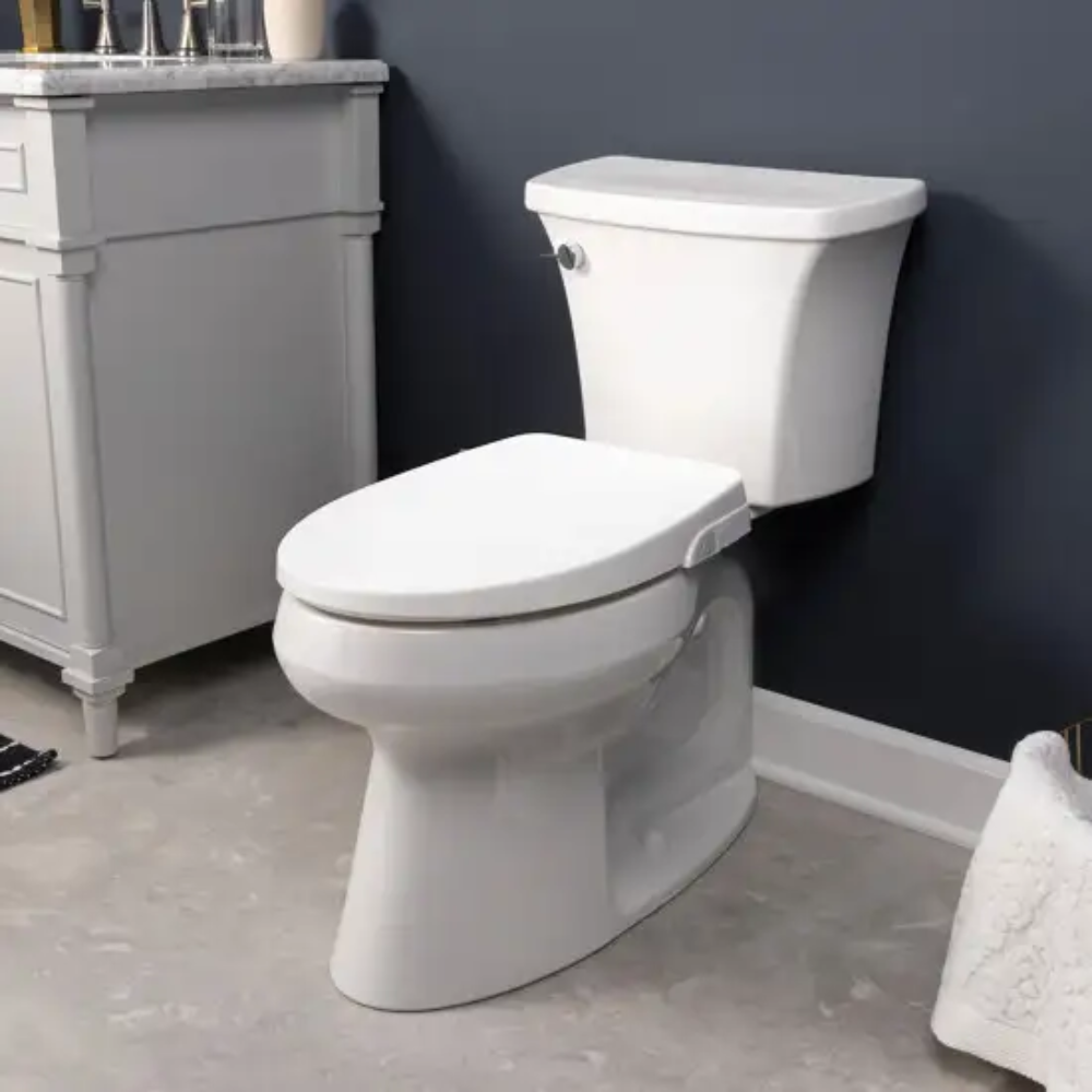 Siège de toilette bidet Bemis Haven 5000 allongée blanc