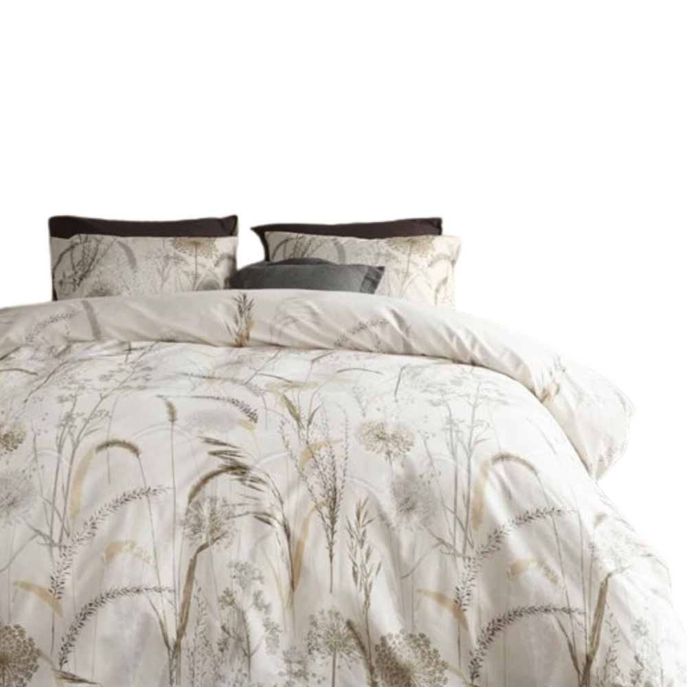 Housse de couette en coton Queen Fleuri fleur de Brunelli