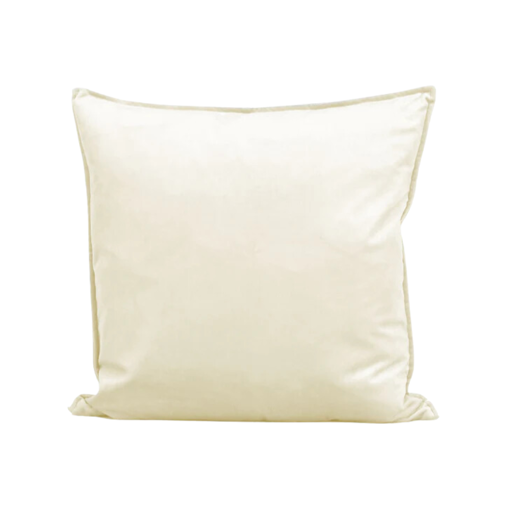 Coussin en velours sable 26 x 26 de Daniadown