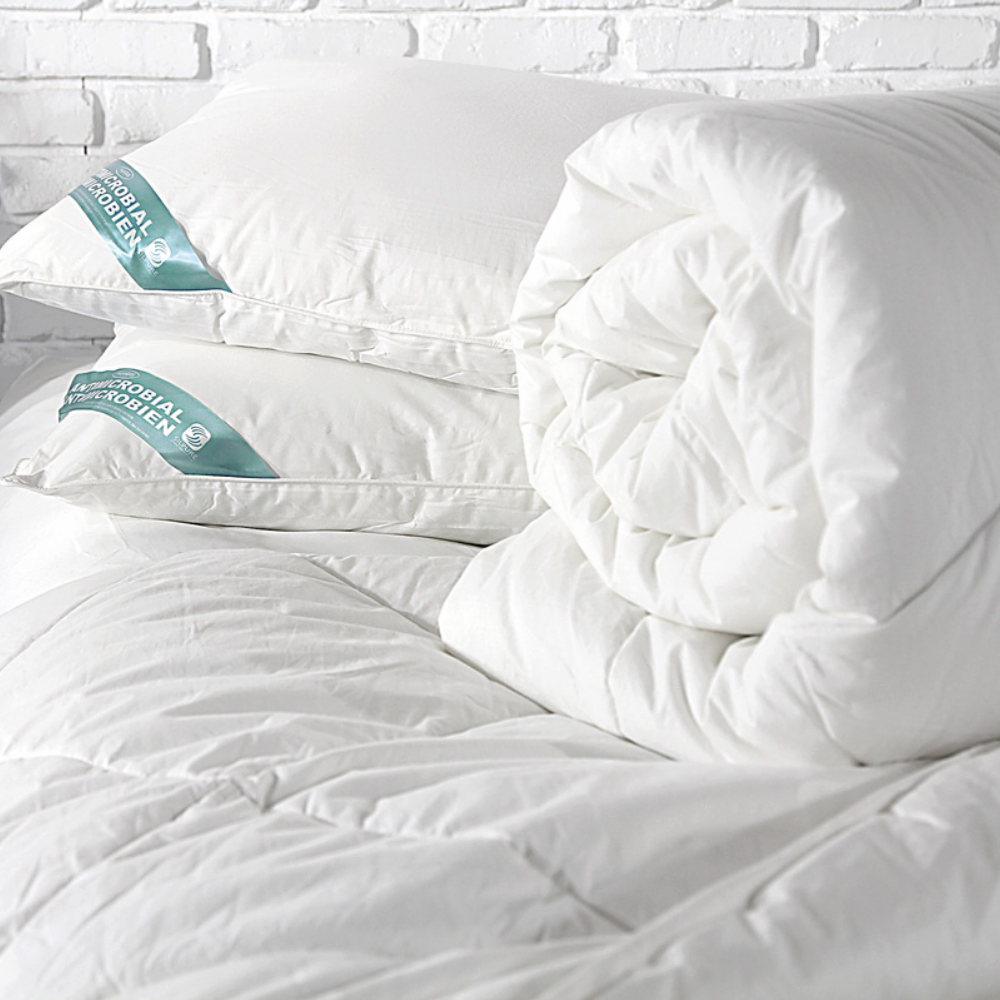 Couette ultra-fresh silpure blanche queen