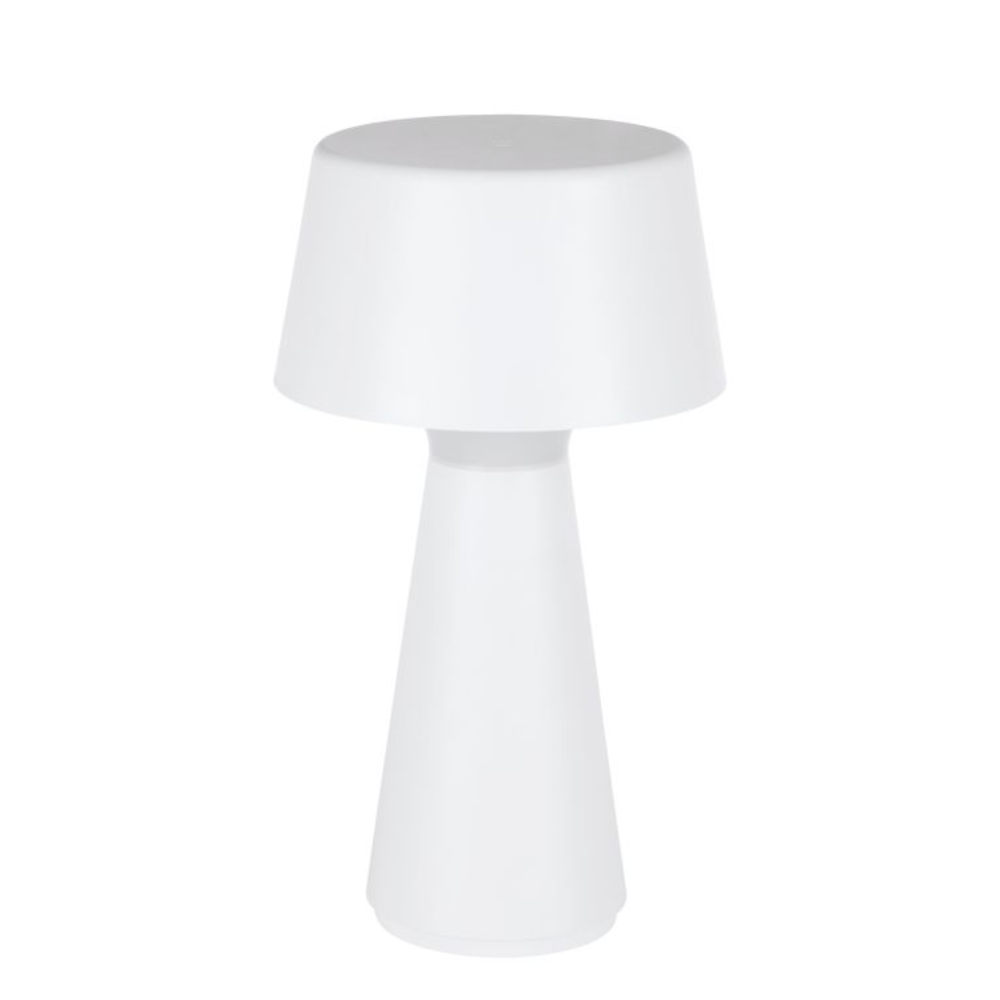 Lampe de table Huera blanc rechargeable USB 3 niveaux d’éclairage