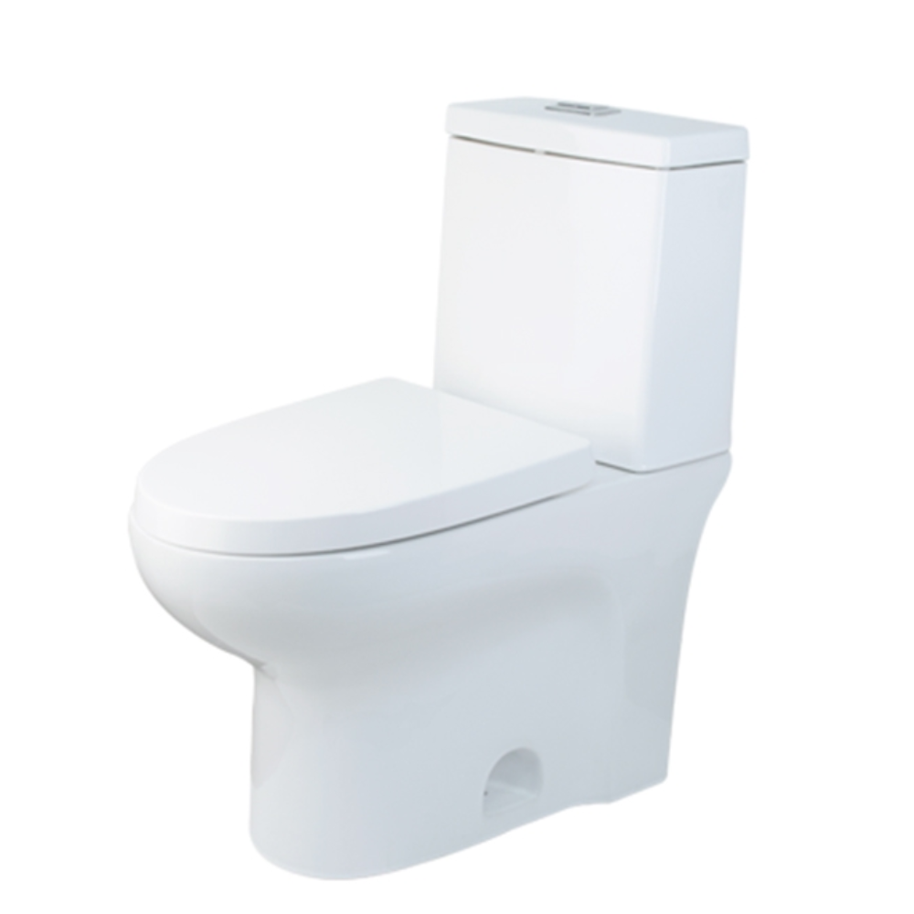 Toilette Rubi deux pièces blanche à faible consommation d’eau
