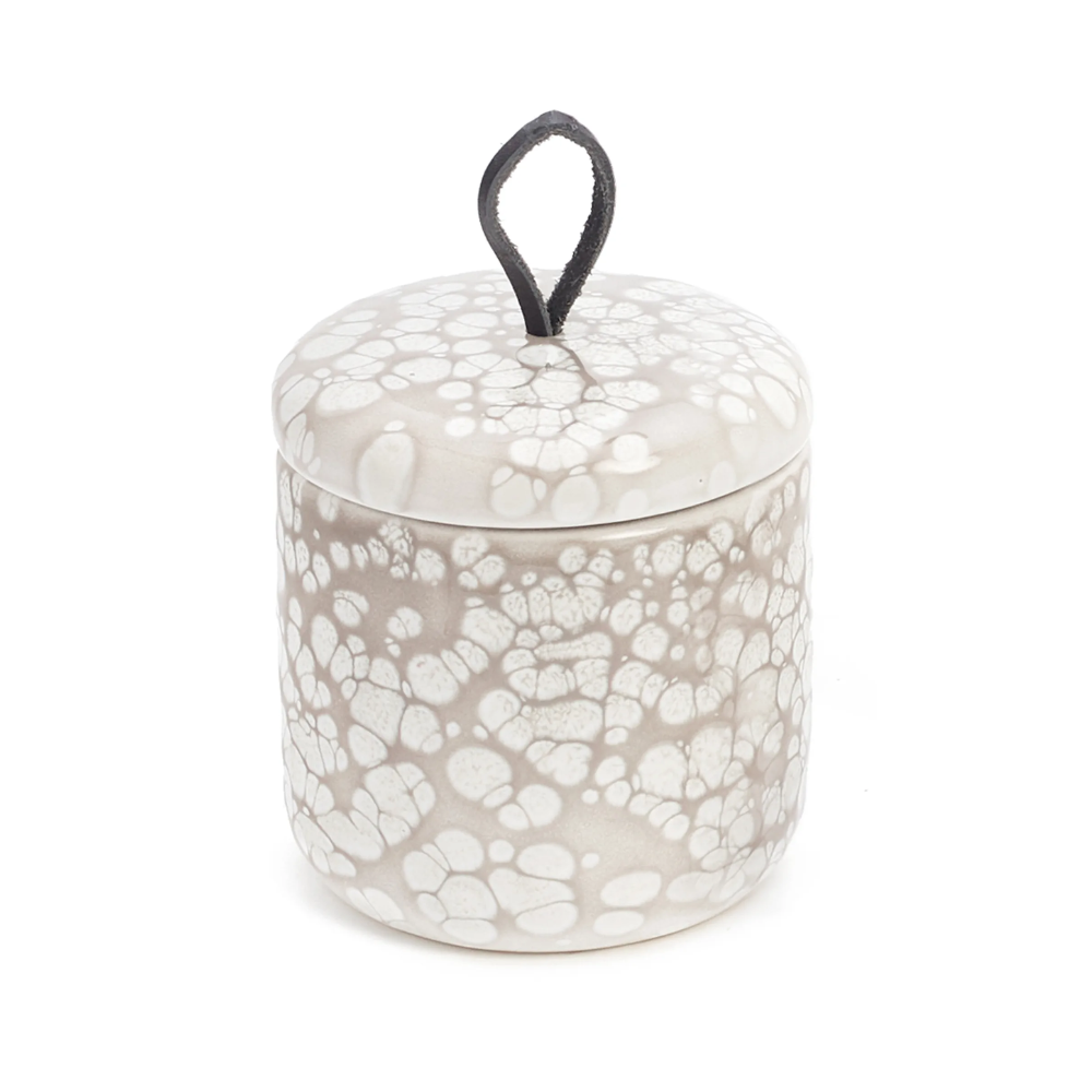 Pot décoratif en céramique à motif bulles ADV