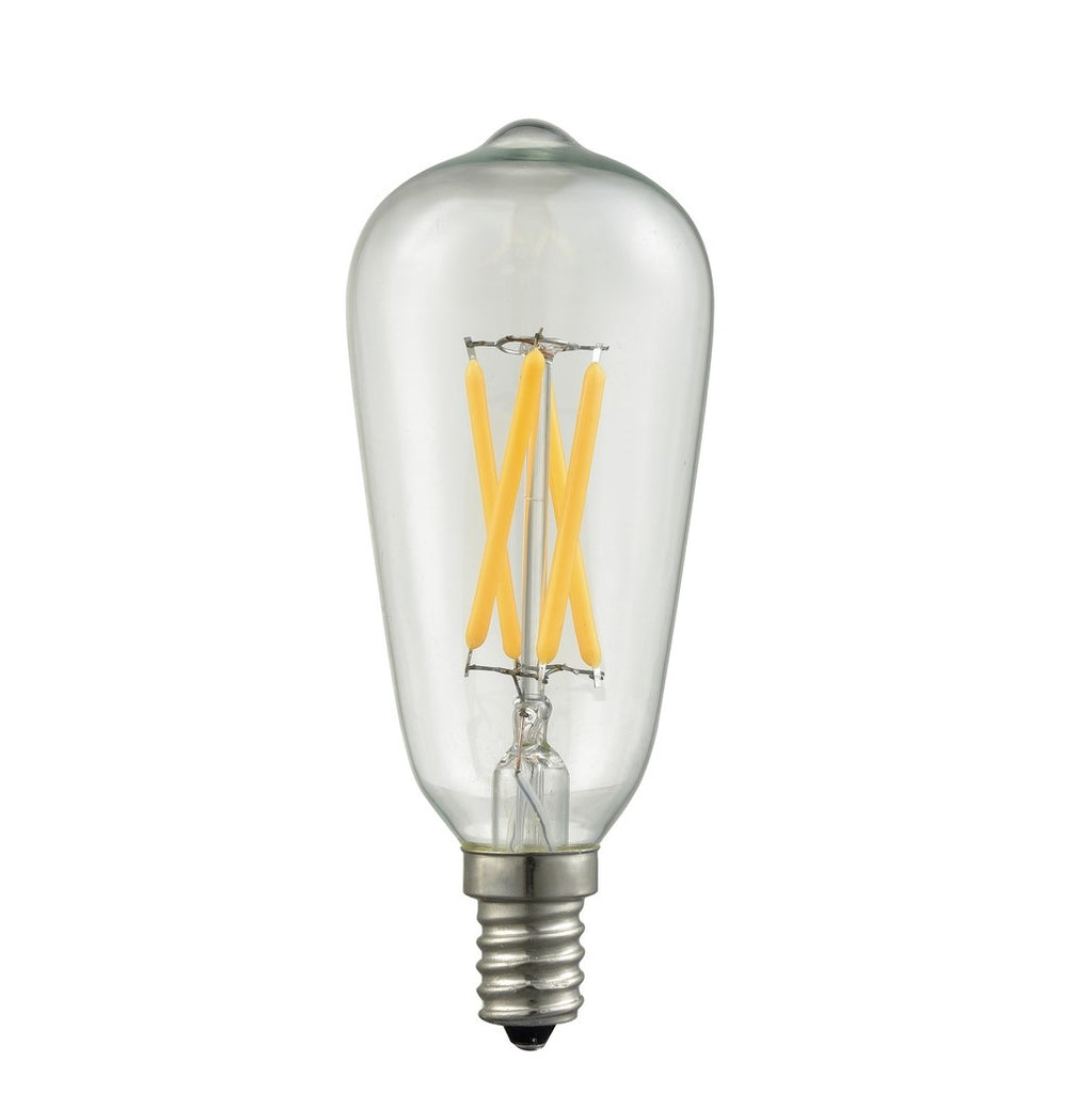 6 pièces ampoule E12 lampe à incandescence 220v 10w C7 Tip Bulle