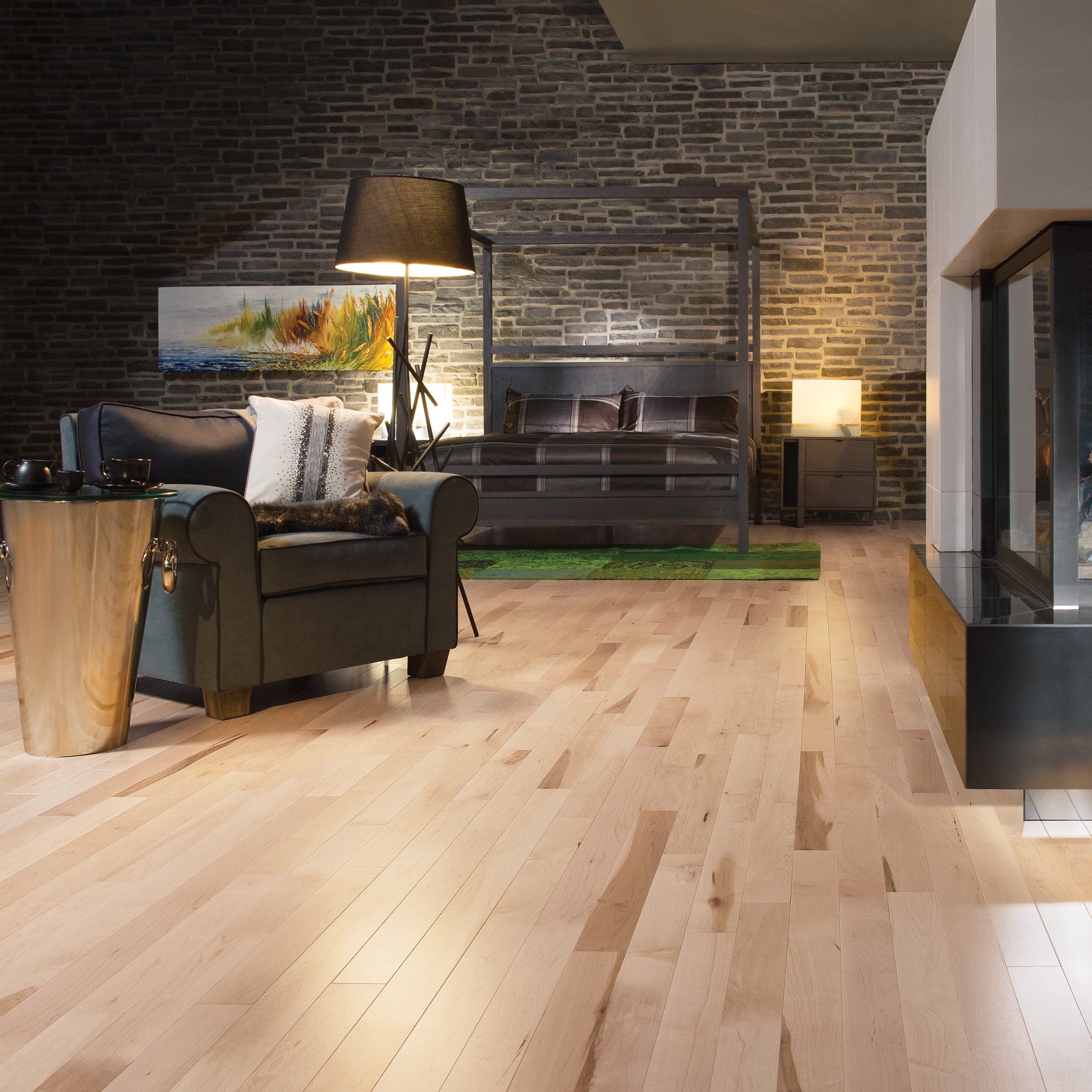 Plancher bois franc Mirage Classic Naturels Érable Naturel – Beaulieu Décor